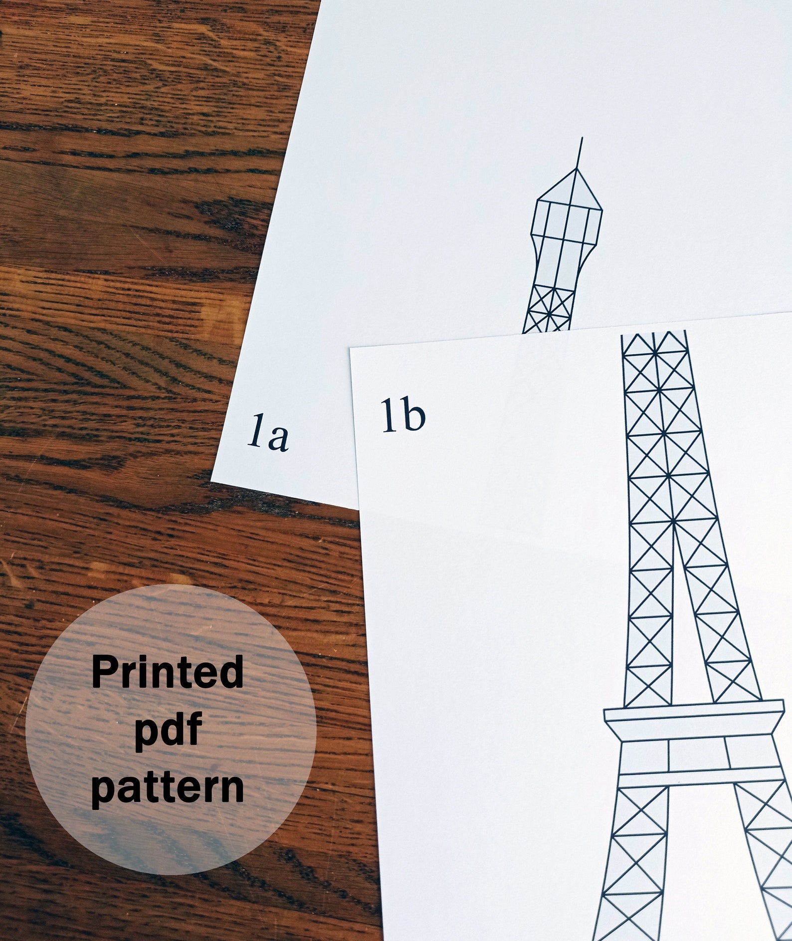 String art pattern printable Eiffel Tower DIY string art Etsy