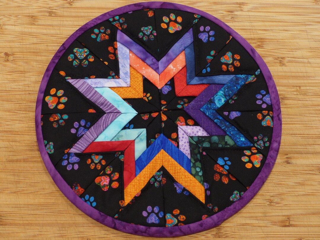 Folded Star Pot Holder - Paw-tay - Etsy