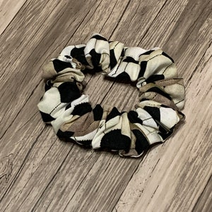 Soccer theme scrunchie