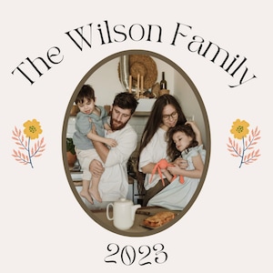 FAMILY PHOTO ALBUM | Customizable Photo Album | Photo Album Template | Family Gift Idea