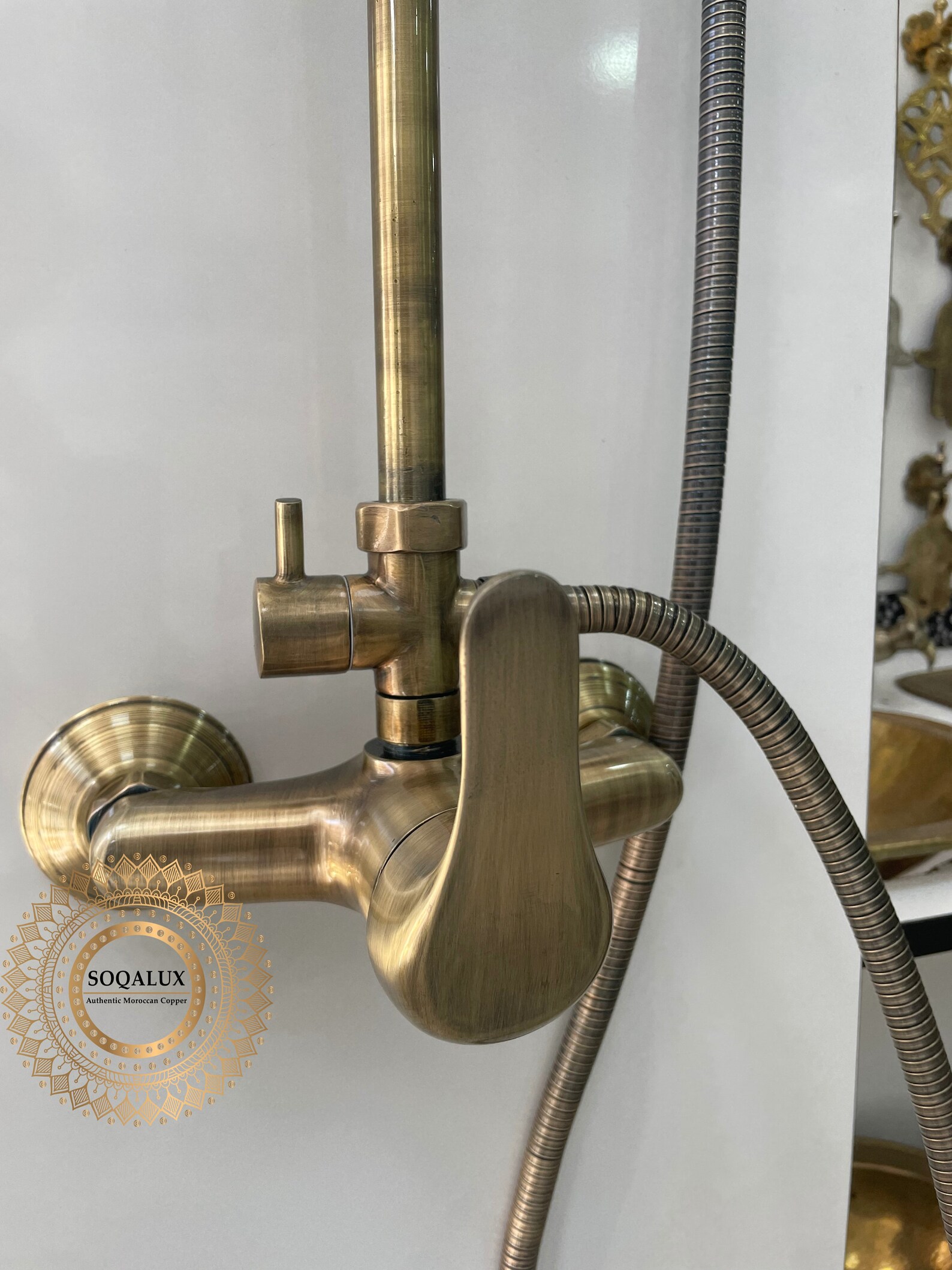 Bronze Shower System With Handheld Shower Faucet Handheld - Etsy