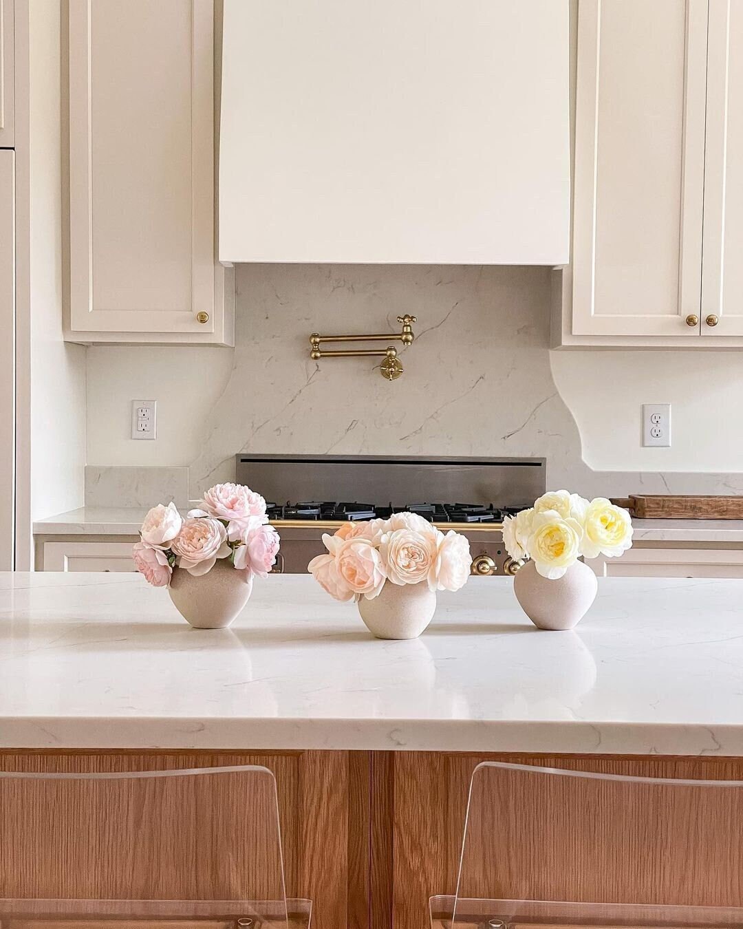 Unlacquered Solid Brass Pot Filler , Kitchen Pot Filler , Stove Pot