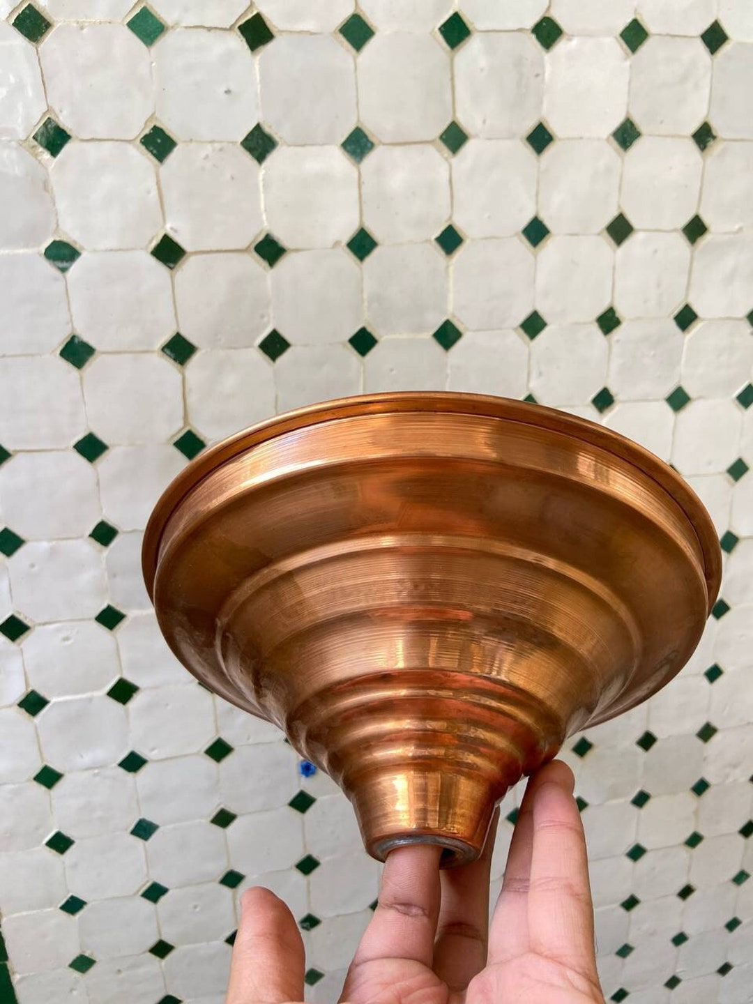 Unlacquered Copper Shower Head Outdoor Shower Copper Etsy