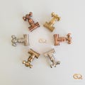 Classic Brass Gate Valve \u2013Solid Brass Faucet Handles With Valve, Turn Shut Off Valve with Cross Handle product logo
