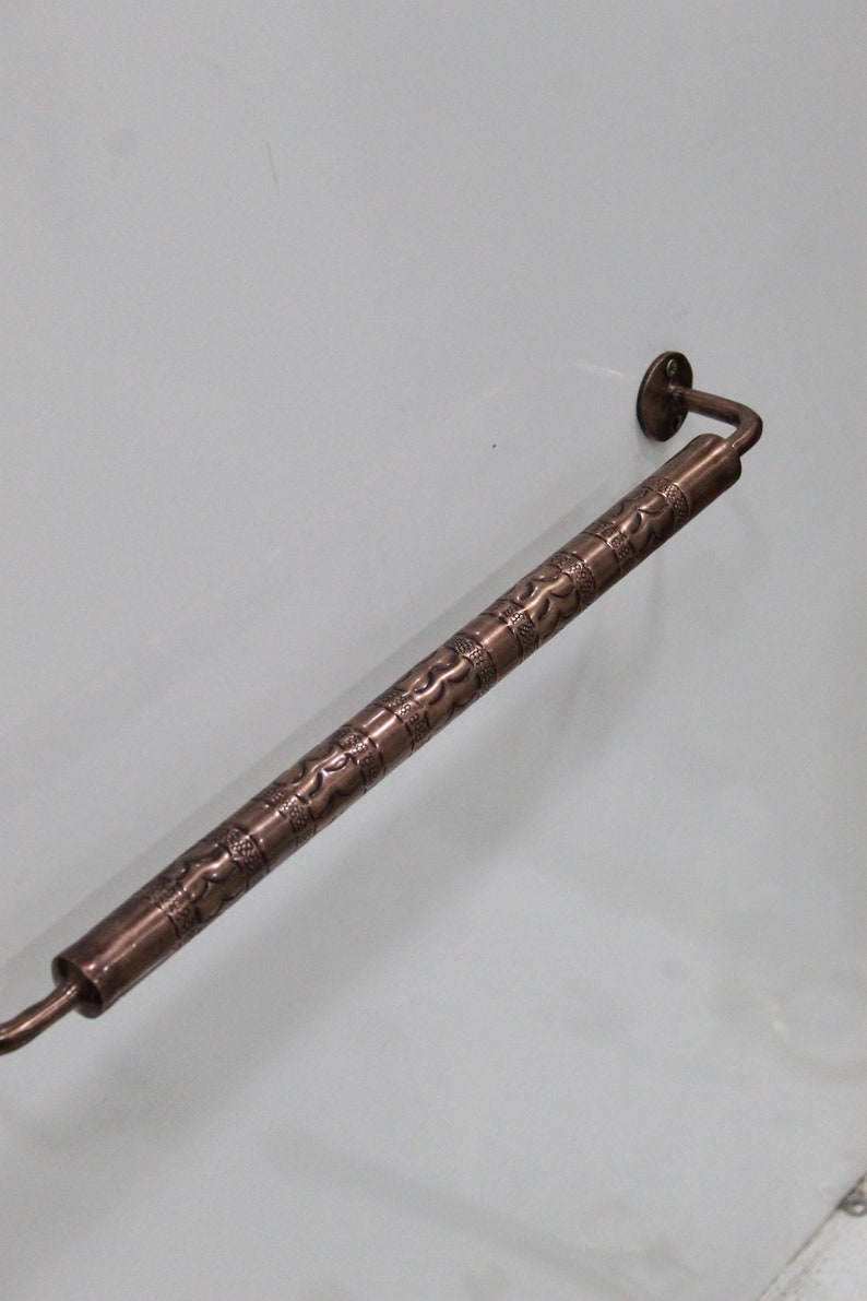 wall mounted, rack for bathroom, brass towel racks, kitchen towel bar, rod holder, bath towel holder, brass towel rod, towel bar, rustic bathroom deco, farmhouse style, mounted towel rack, copper towel bar, handcrafted racks