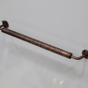 Handcrafted Solid Copper Bathroom Towel Bar - Etsy