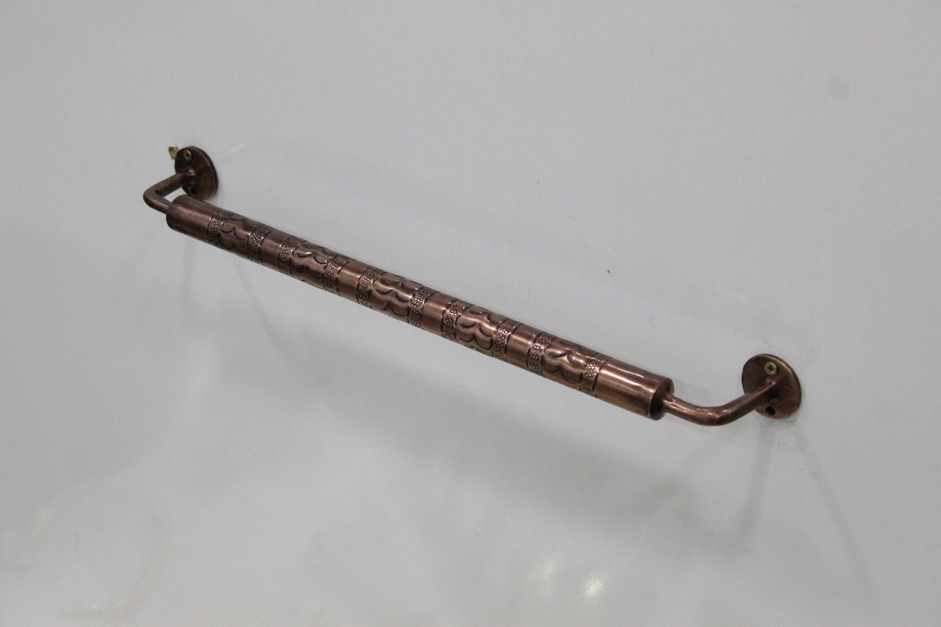 Handcrafted Solid Copper Bathroom Towel Bar - Etsy