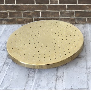 Unlacquered Solid Brass Shower Head , Shower Head , Shower , Brass Shower Head , Outdoor Shower Head , Rain Shower Head