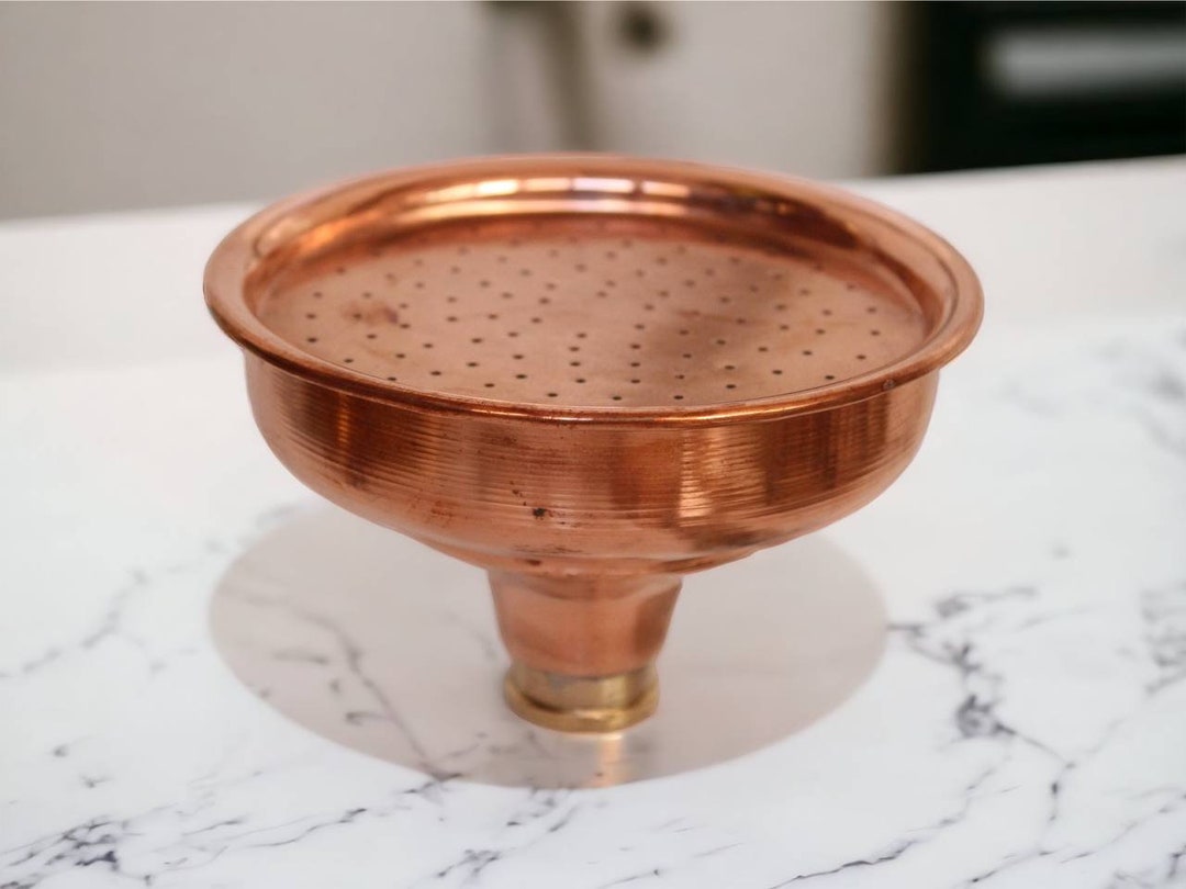 Unlacquered Copper Shower Head Outdoor Shower Copper Etsy