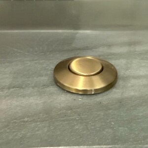 garbage disposal, garbage sink drain, air switch kit, Waste Disposal btn, disposal button, sink drain, Unlacquered Brass, Electric Sink Stoppe, Electric Air Stopper, Electric Sink Switch, Electric Air Switch, Air Switch Button, Remote Air Switch, Sink Air Switch, Brass Air Switch, Air switch kit, vintage kitchen, farmhouse kitchen, solid brass, raw brass, disposal switch, garbage disposal, unlacquered brass, kitchen upgrade, air switch kit, patina ready, countertop switch.