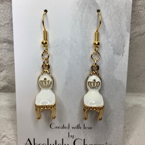 Throne Earrings, Coronation Earrings, Coronation Celebrations, King Charles