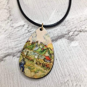 Collier tableau célèbre, Van Gogh, cadeau d&#39;artiste