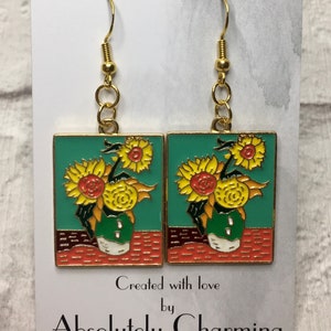Famous Painting Earrings, Novelty Earrings, Fun Earrings, Quirky Earrings, Artist Gift, Gifts for Her