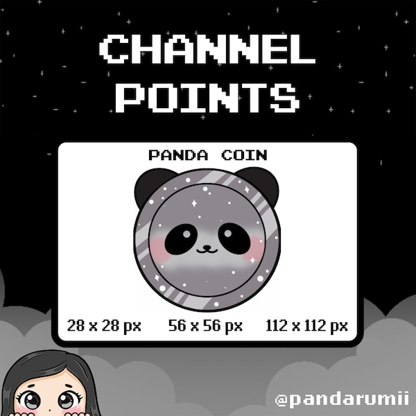 Twitch Channel Points - Cute Panda Coin