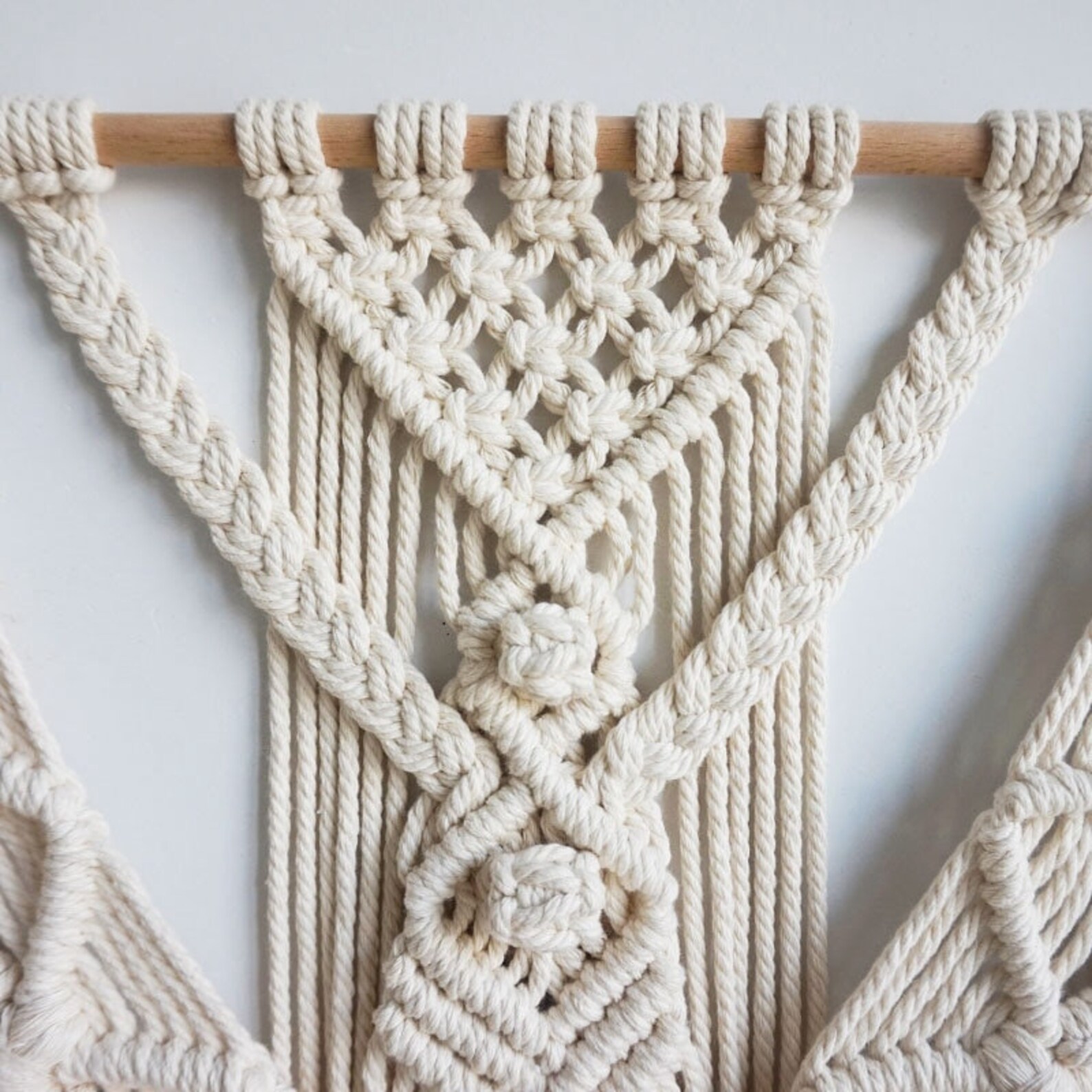 Large Macrame Wall Hanging Statement Piece for Living Rooms or Bedrooms