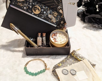 Abundance Manifestation Kit, Manifesting Ritual, Manifest Practice, Wealth, Success, Abundance Candle, Crystals, Crystal Jewelry, Money