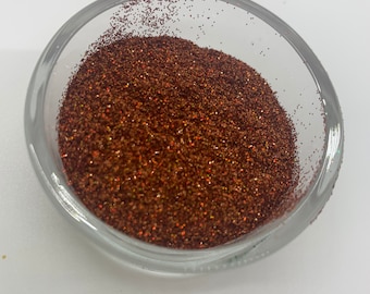 Burnt copper holographic metallic glitter