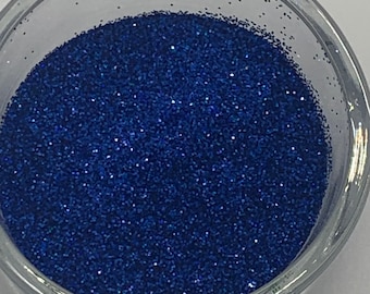 Deep sea blue extra fine holographic glitter