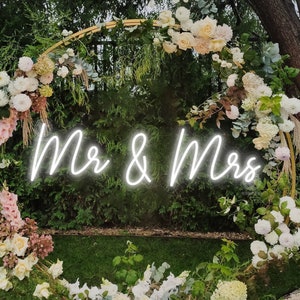 Placa de neon personalizada para casamento, placa de neon para casamento, decoração para festa de casamento, placa de casamento e presentes de noivado