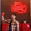 Engine Neon Sign, Check Engine Light Sign, Car Neon Sign, Check Engine ...