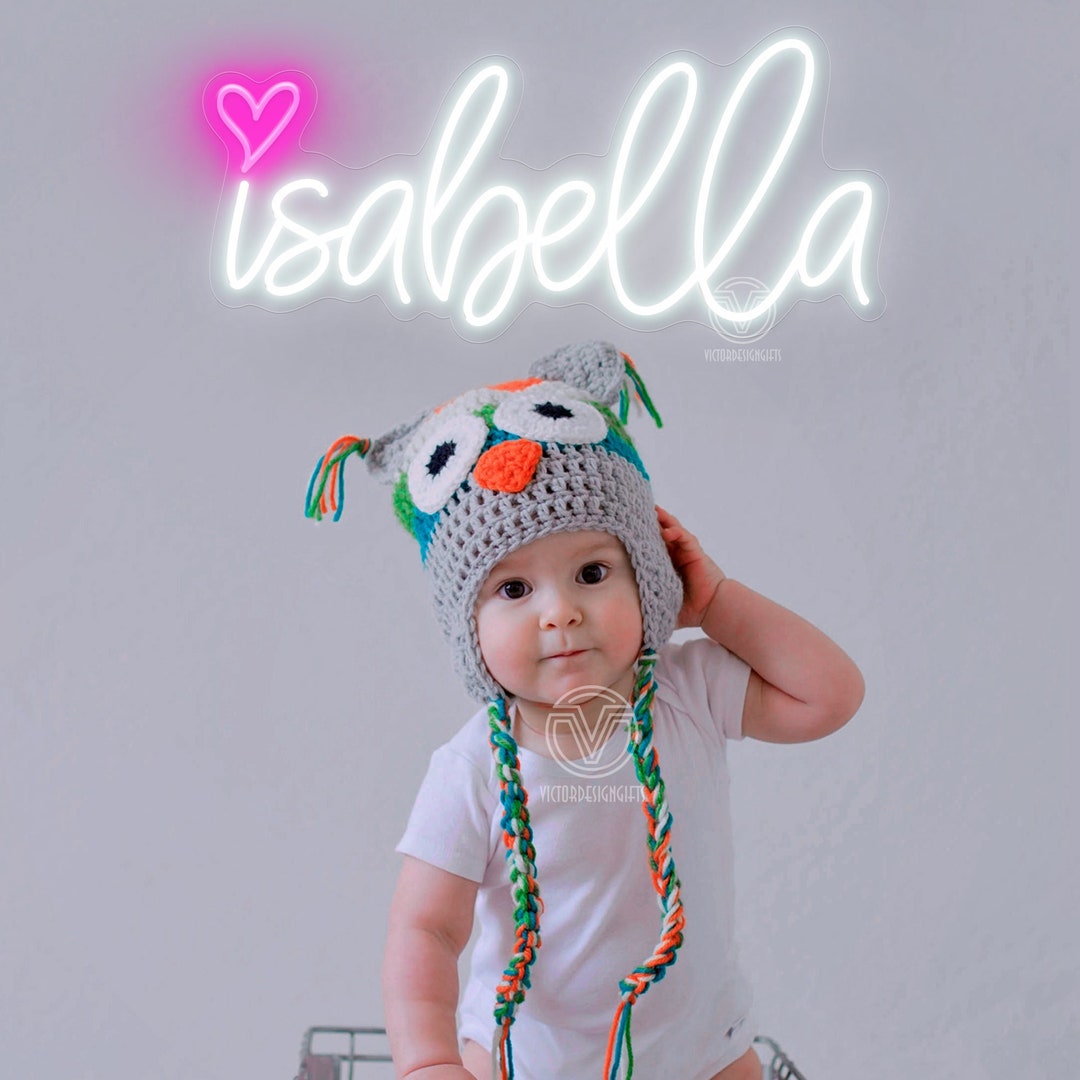 Custom Name Neon Sign For Kids Neon Sign Custom Neon Sign Etsy