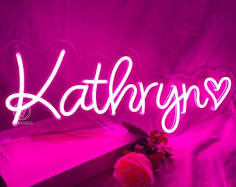 Custom Dorm Name Neon Sign,Neon Sign LED Name,Dorm Wall Art,Kid Room Decor,Neon Sign Birthday, Personalized Gifts for Kids,Nursery Name Sign