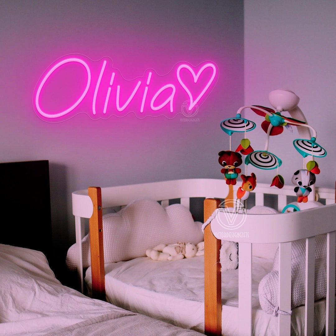 Custom Name Sign Baby Name Custom Gifts for Baby Kids Room Decor Christmas Gift Personalized