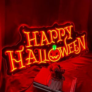 Halloween Neon Sign, BOO'D Neon Sign, Halloween Party Sign, Halloween sign,Halloween Decor, Pumpkin Neon Sign, Pumpkin Decor, Halloween Gift
