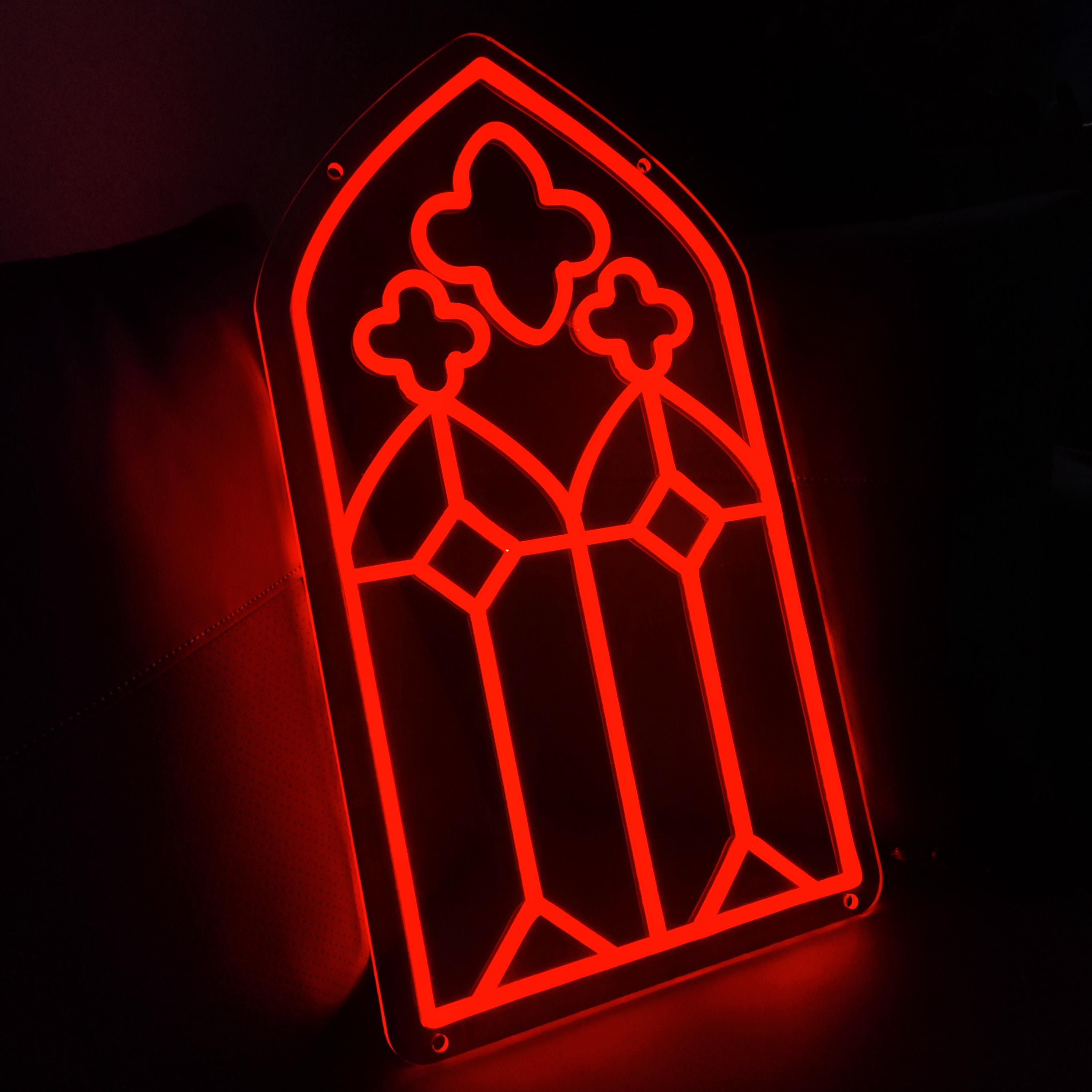 Gothic Neon Sign Custom, Gothic Decor, Halloween Neon, Gothic Dark ...