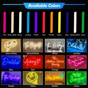 Football Neon Name Sign, Football Wall Art, Nursery Decor, Rugby Light Sign Personalized Name Neon Sign, Name Neon Sign For Kids, Rugby Gift image 6
