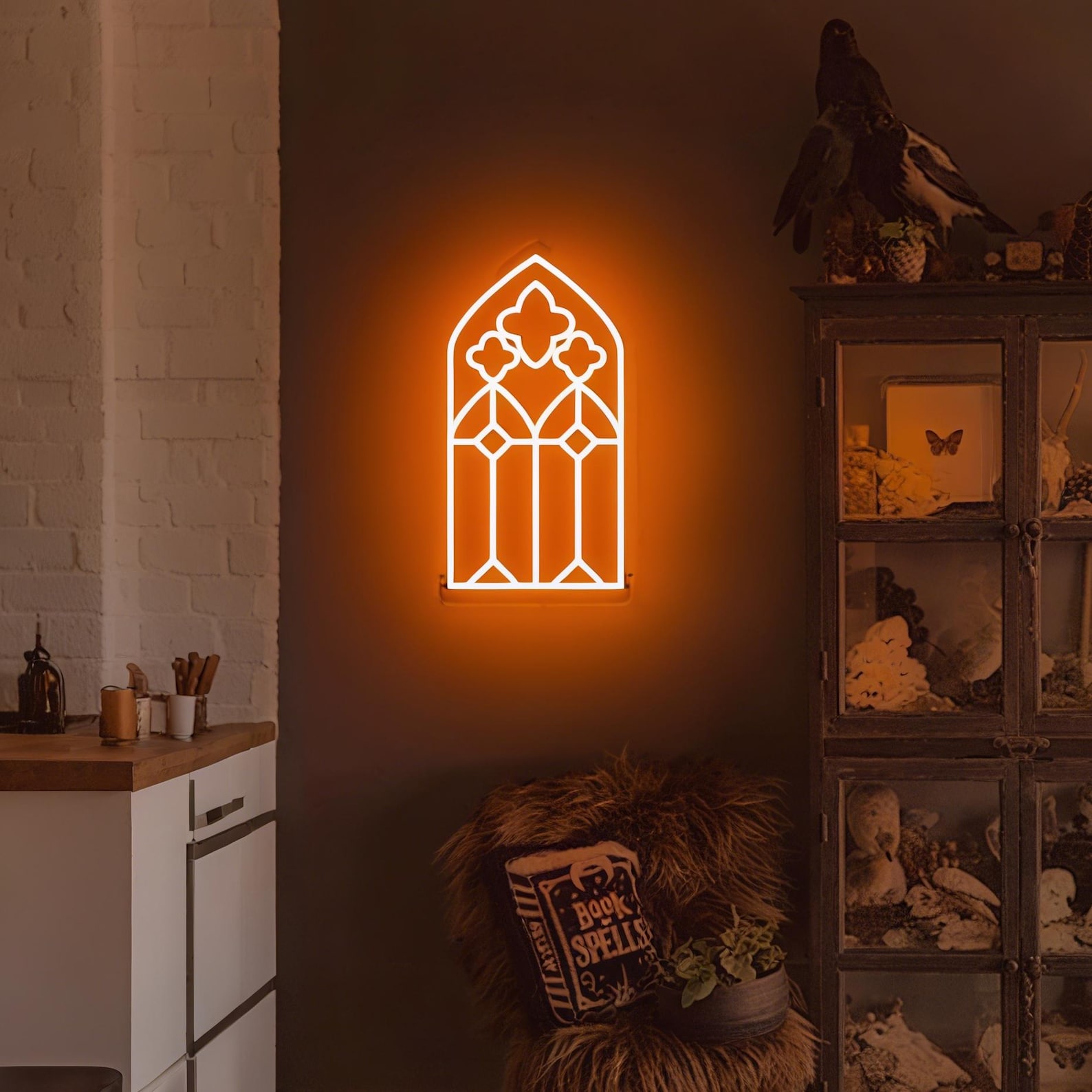 Gothic Neon Sign Custom, Gothic Decor, Halloween Neon, Gothic Dark ...