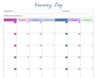 Stilvolles Leerstandsbuch für seriöse Hausverwalter