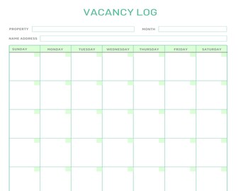 Stilvolles Leerstandsbuch für seriöse Hausverwalter