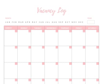 Stilvolles Leerstandstagebuch für seriöse Objekt-Verantwortlichen