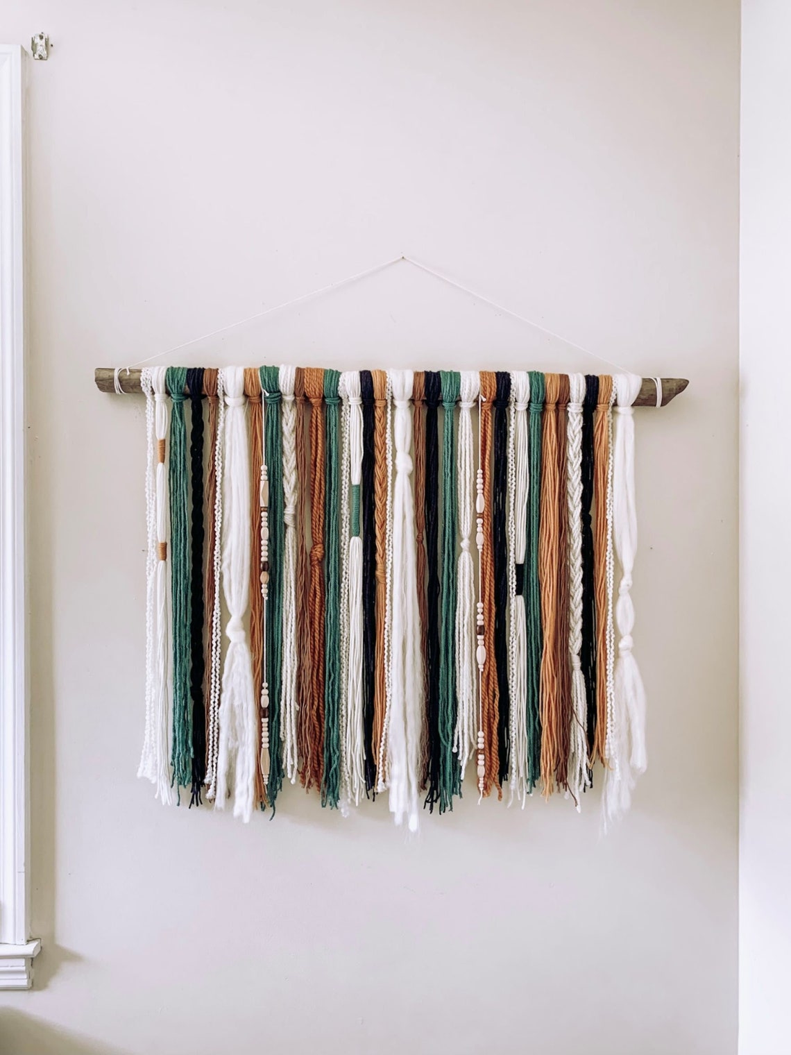 Large Handmade Colorful Boho Style Wall Hanging Decor Etsy