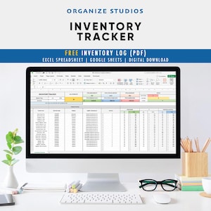 Inventory Tracker, Business Inventory, Excel Spreadsheet, Google Sheets, Inventory Management, Inventory Costing, Business Spreadsheet