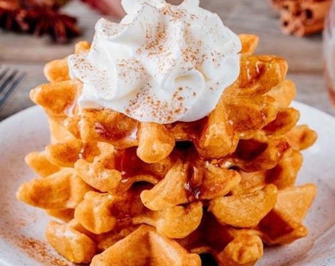 Pumpkin Maple Nut Waffles