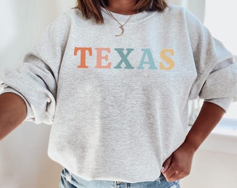 Texas crew neck sweatshirt Clearance