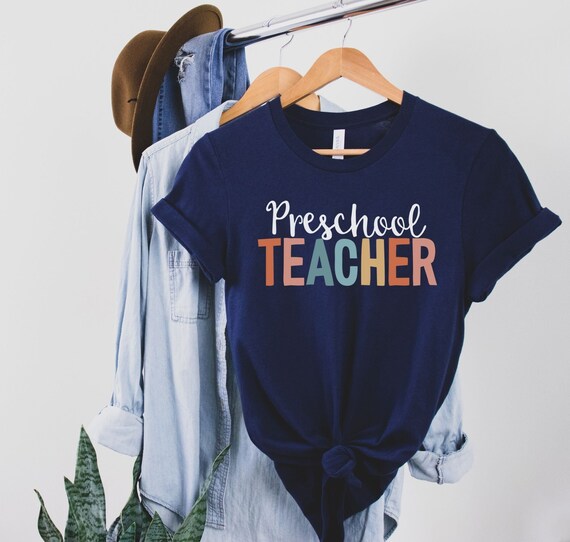 Preschool Teacher Shirt Preschool Shirt Hello Preschool Shirt Etsy