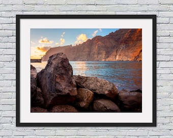 Los Gigantes, Tenerife Print, Landscape photos, wall art prints, canvas prints, seascape prints, coastal prints, photography wall art 1A