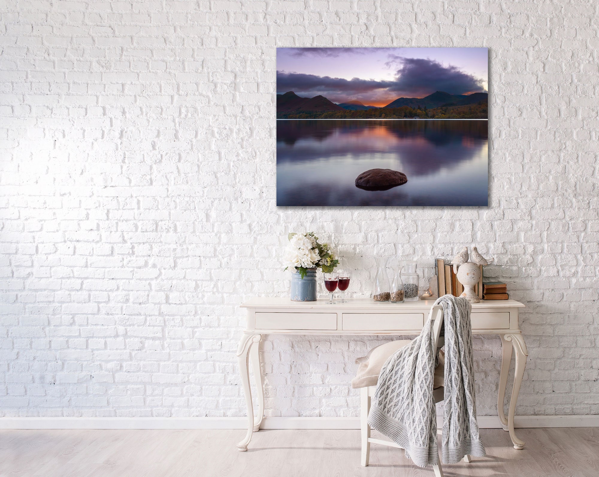 Derwentwater Print Keswick Lake District Canvas Print Wall Etsy España