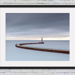 Roker Pier Print, Sunderland, Canvas Print, Wall Art, Photographic Wall Print,  Landscape Prints, Lighthouse photos, seascapes.