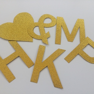 Gold Glitter Letters for Maiyan Board Customisation | Punjabi Wedding Accessories | Haldi | Rangoli | Coloured Rice | Hand Made In the UK