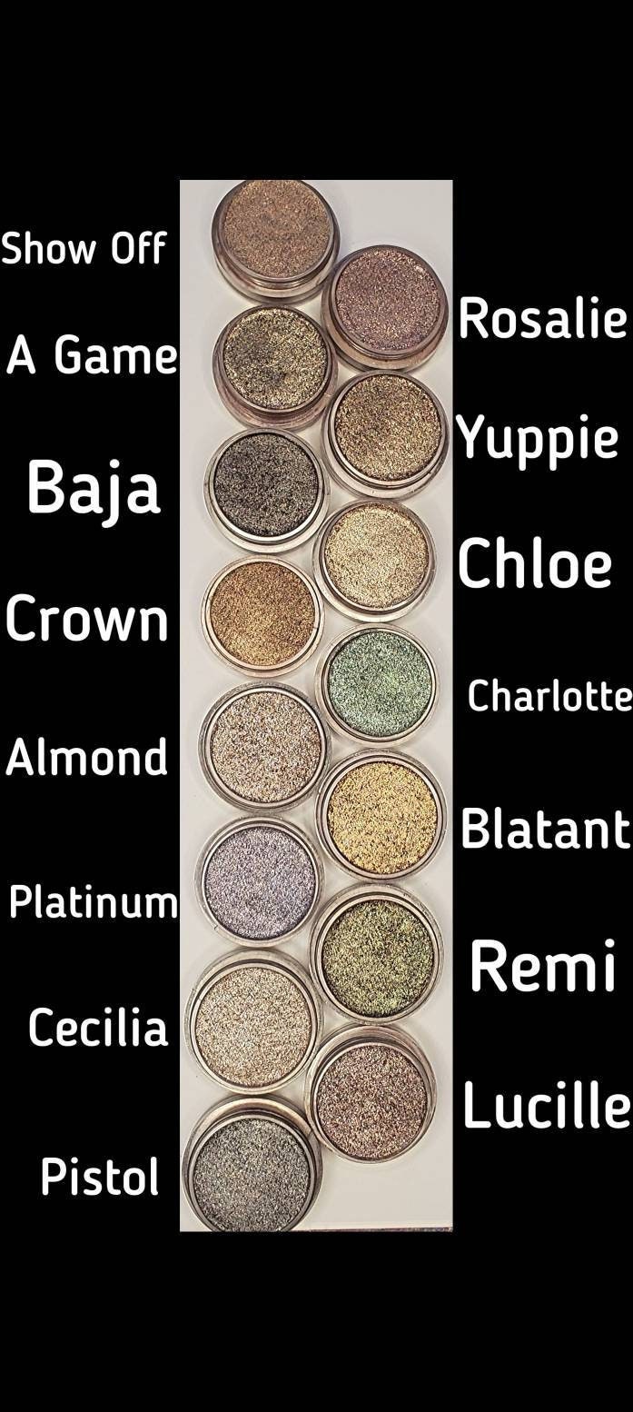 Neutral Super Shimmery Eyeshadows