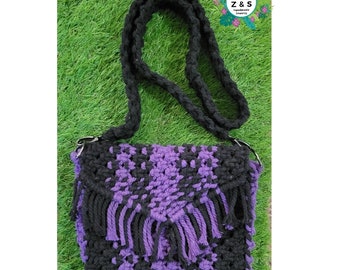 Sac en macramé