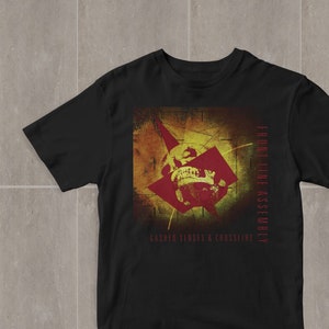 Front Line Assembly Gashed Senses & Crossfire T shirt