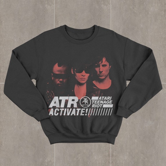 Atari Teenage Riot Activate Sweatshirt Etsy