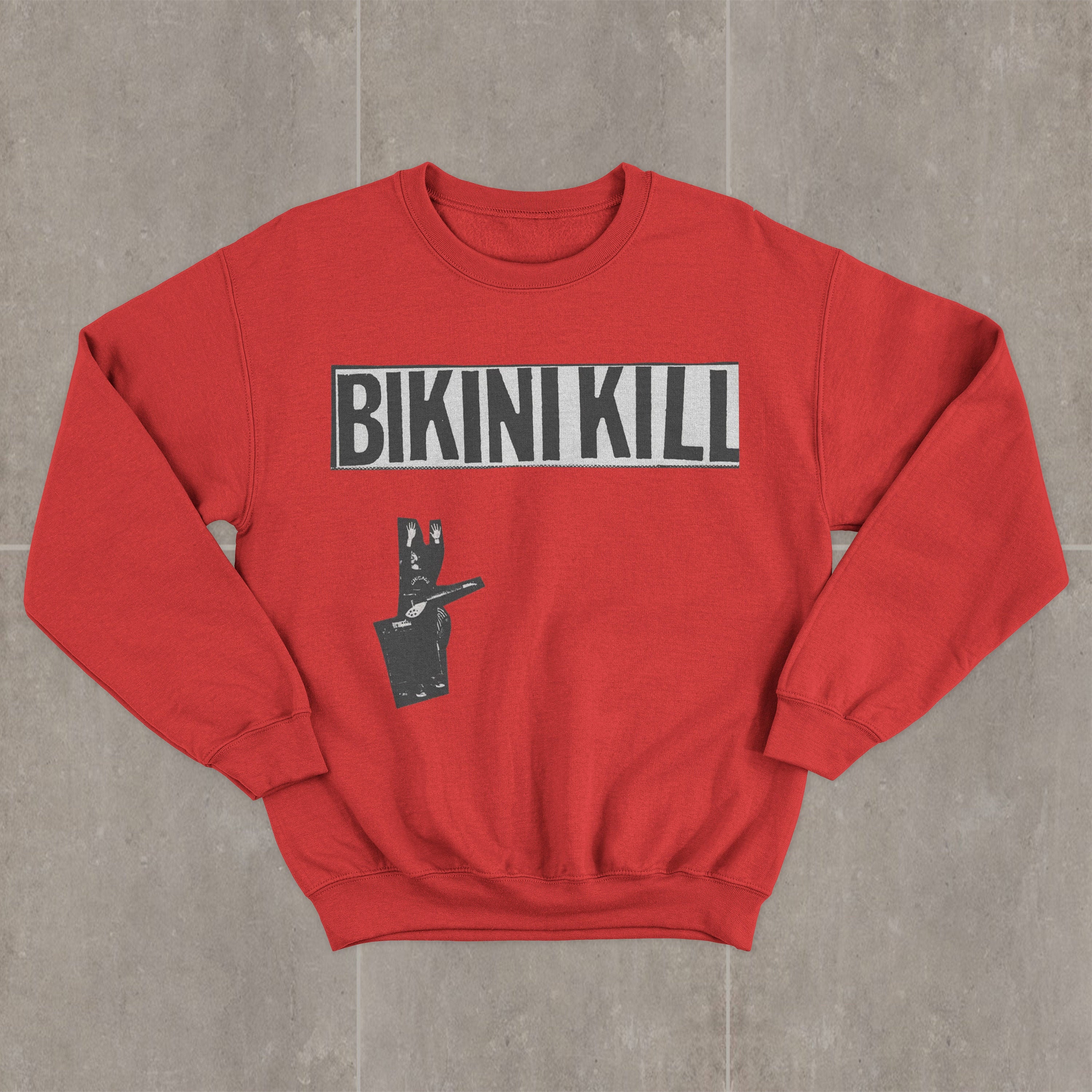 Discover Bikini Kill Rock Band Sweatshirt