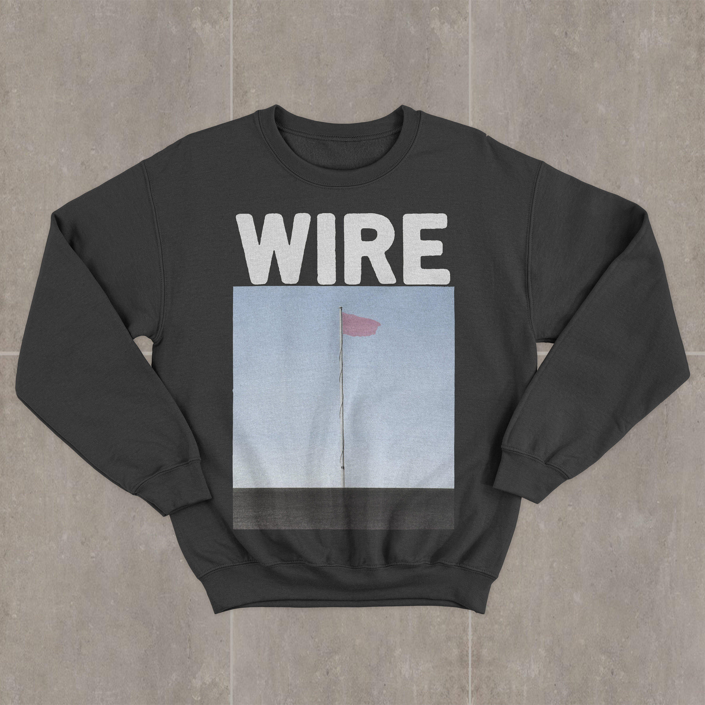 Wire pink store flag shirt