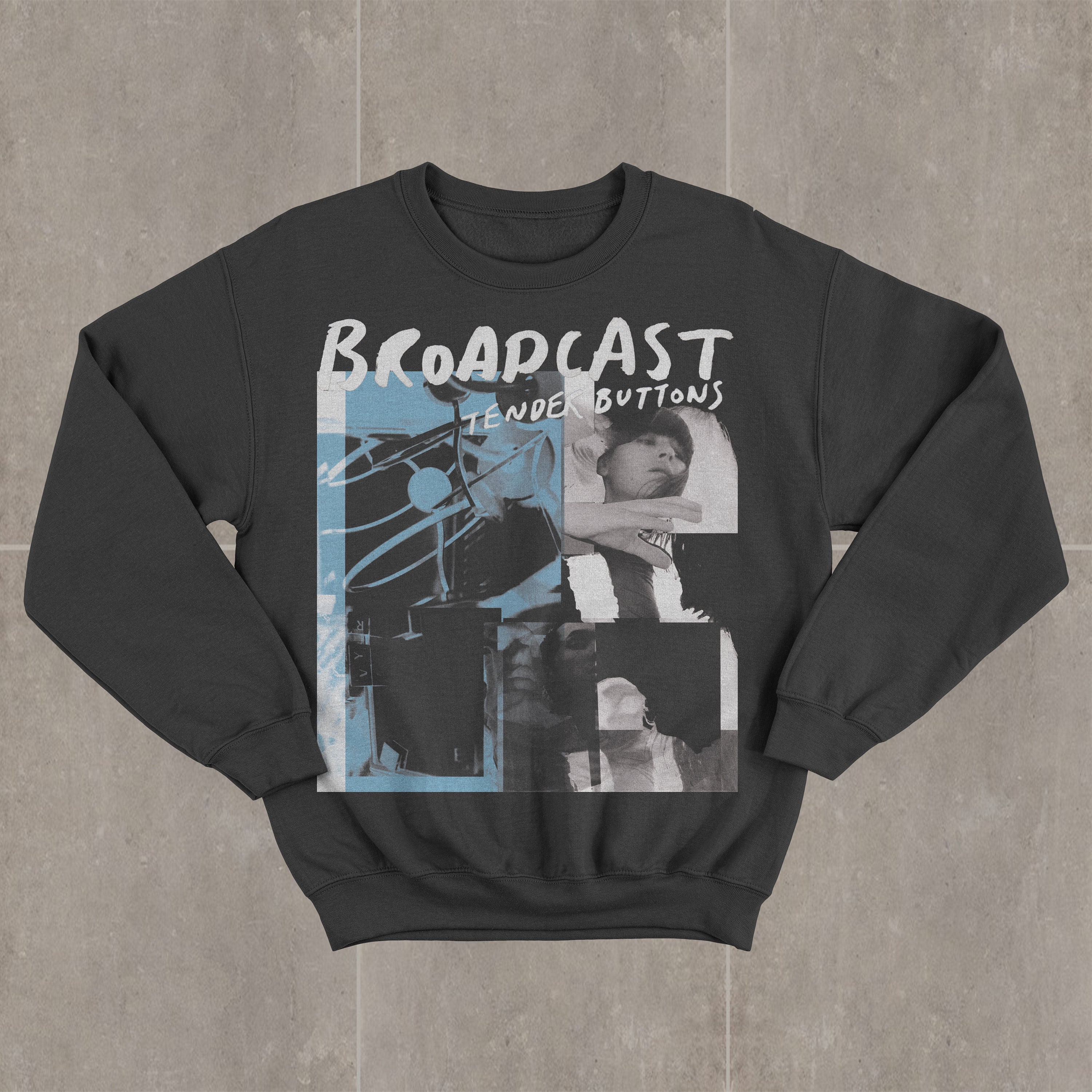 Discover Broadcast Tender Buttons Rock Band Sweatshirt